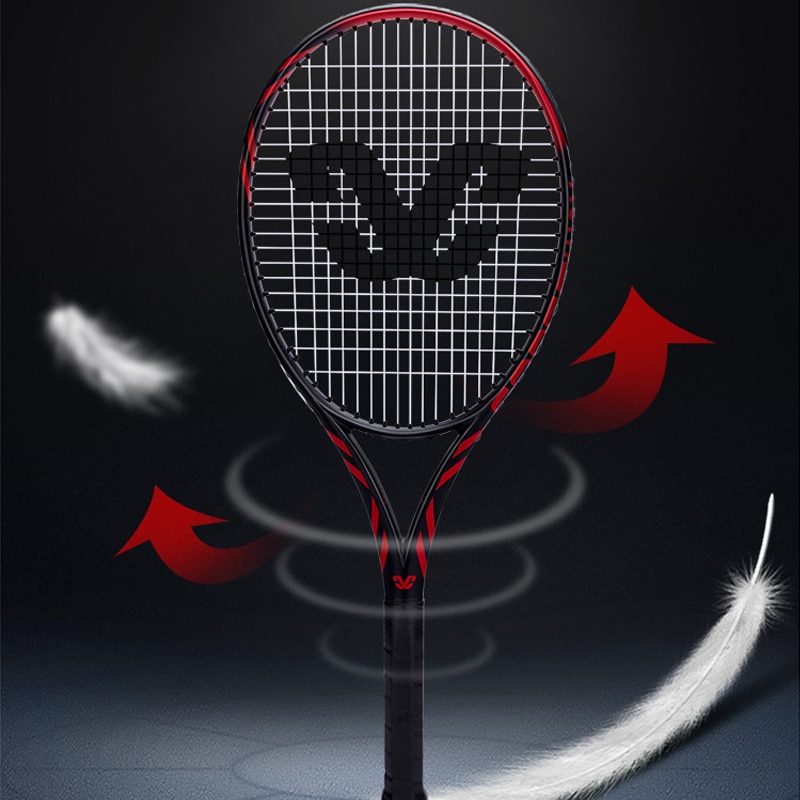 Professionele Alle Carbon Tennisracket Enkele Volwassen Ultra Licht G4 Paddle Rackets Mannen Vrouwen Tennis Training Voor Beginner