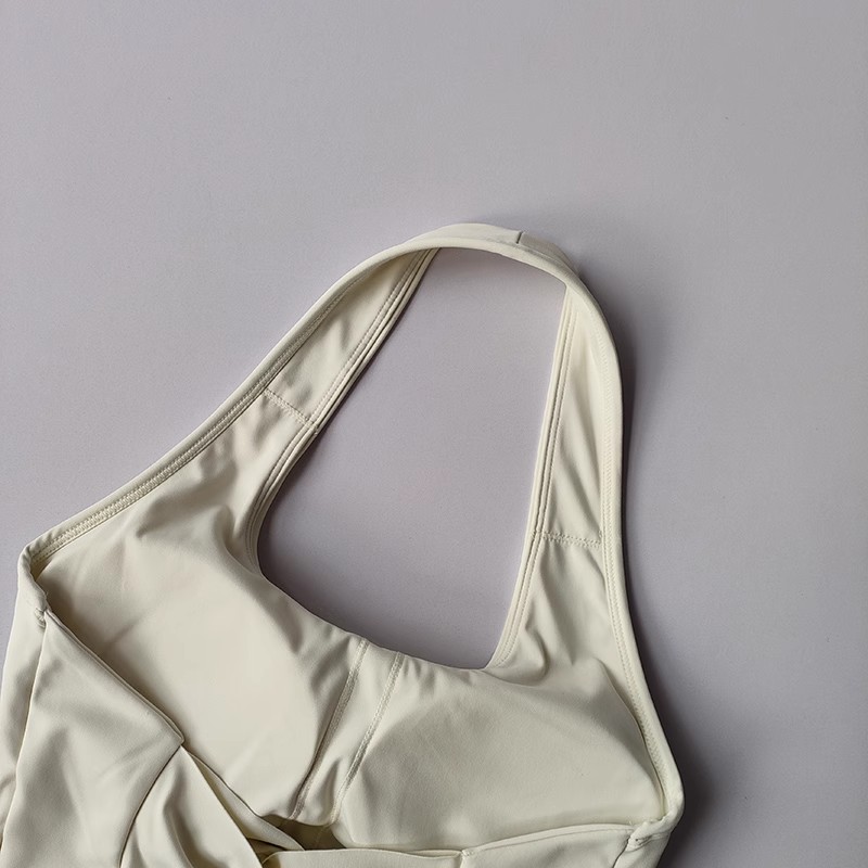 Halterneck-bh fitness-bh träningstoppar gym fitness sport-bh sexig sport-bh kvinnor rygglös gym träning yoga crop top