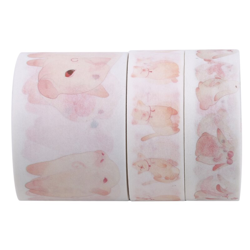 Sweet Japanese Decorative Paper Floral Flower Cherry Blossom Masking Washi Tape Set Stickers Crafts Scrapbooking