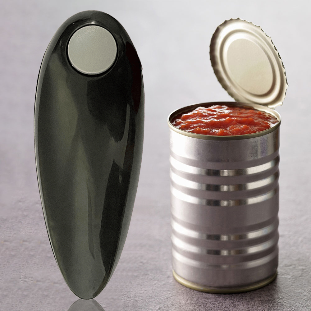 Elektrischer Dosenöffner Freisprech-Glas öffner Flaschen öffner mit glattem Rand, batterie betrieben für schwache Hände für alle Arten von Gläsern