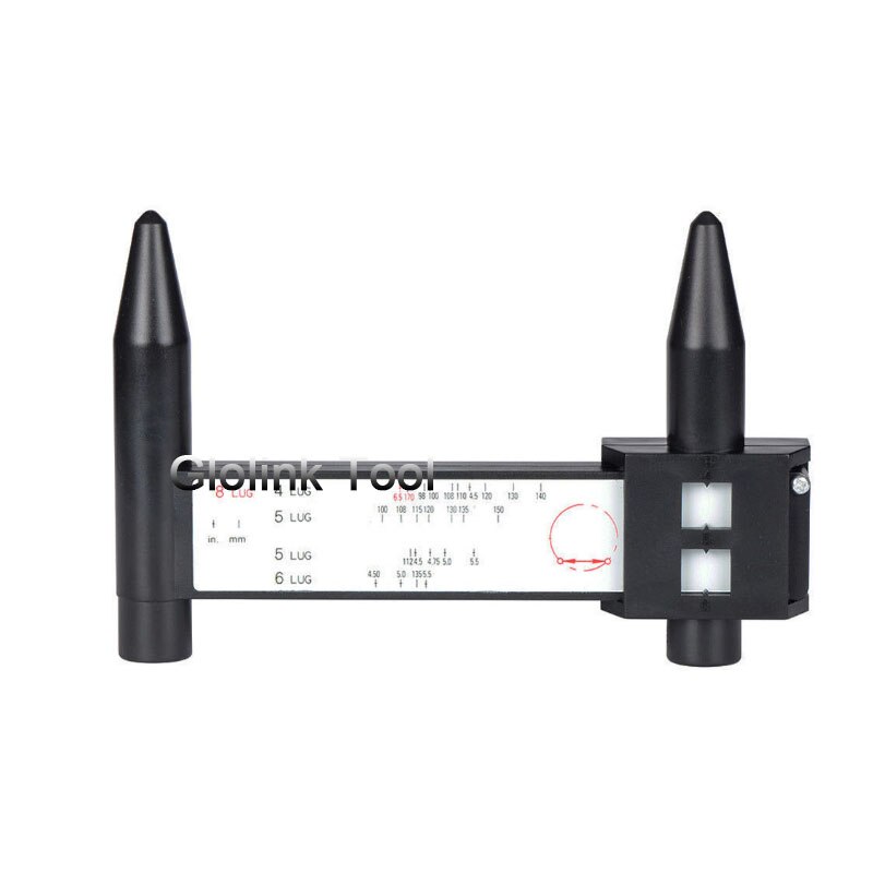 WHEEL PCD GAUGE PCD caliper ruler RIM WHEEL 4,5,6,8 BOLT CIRCLE GAUGE WHEEL BOLT PATTERN TOOL Measure Tool