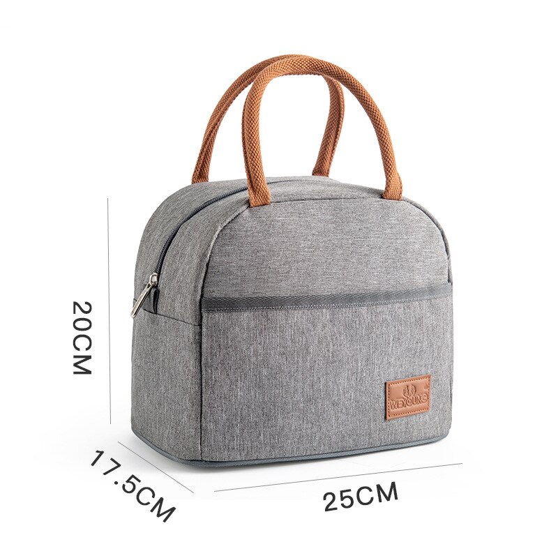 Korean Version of Portable Insulation Bag Work Meal Bolsa Aluminum Foil Thickened Lunch Lunch Bag Fresh-keeping Picnic Sac A Dos: H