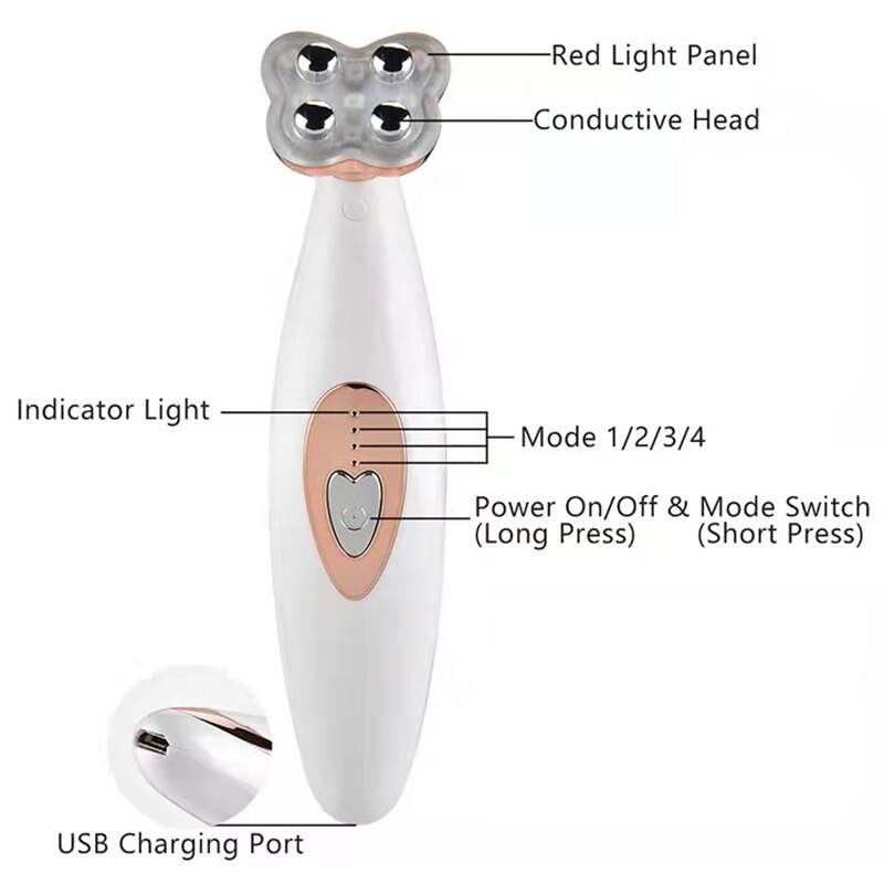 RF radio frequency beauty device four-speed firming and rejuvenating female facial beauty device