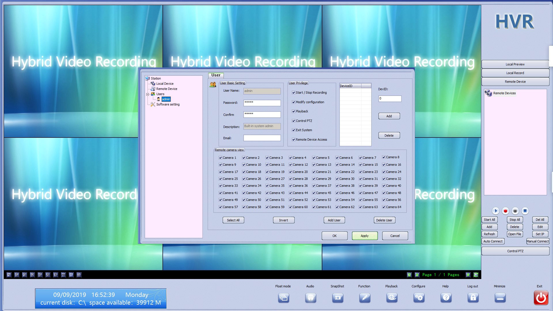 Hf 8 kanals video capture kort dvr real time hd  d1 tablet computer monitor kort pal pci-e capture adapter konverter engelsk