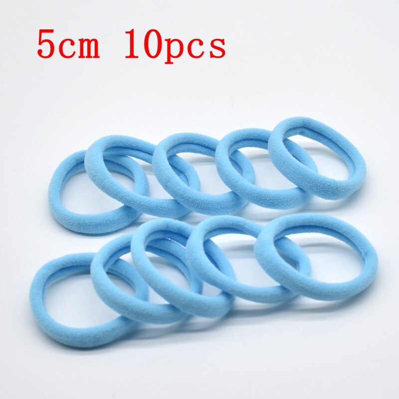 Nuovo 100 pz/lotto Le Ragazze di Colori Della Caramella di Nylon 3 CENTIMETRI di Gomma Bande di Sicurezza Dei Bambini Fasce Elastiche Dei Capelli Coda di Cavallo Titolare Dei Capelli Dei Bambini accessori: 13