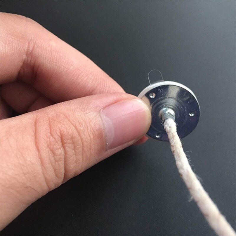 200 Candle Wick Stickers, Made of Heat-Resistant Glue and Stably Attached to the Candle in Wax