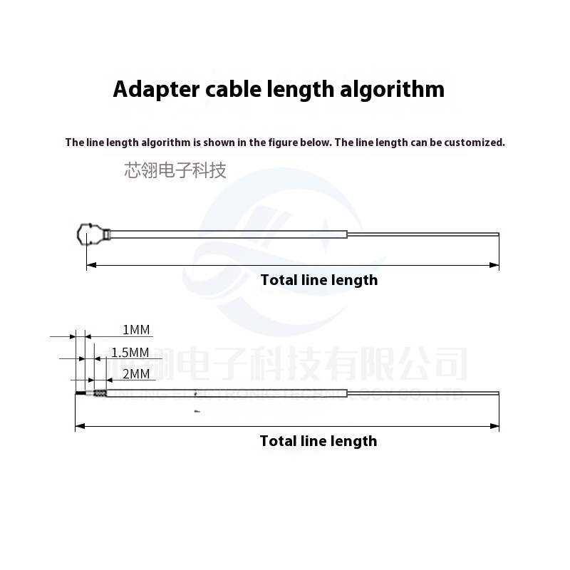 5 Stück 2,4 g Empfänger-Transceiver-Antenne Bluetooth-Antenne Der versilberte Kabelanschluss der integrierten WLAN-Antenne ist geschweißt