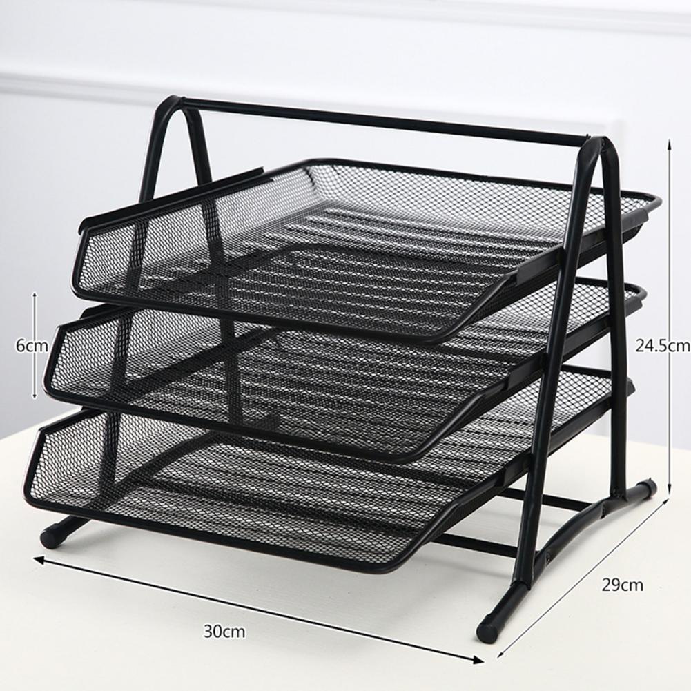 Anti-Rust 3 Layers Metal Wide Entry Desk File Docu... – Grandado