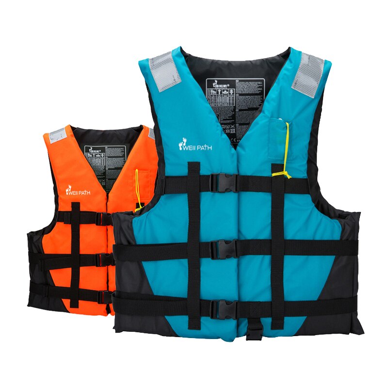 WELLPATCH Men Women life vest Swimming Boating Surfing Sailing Swimming vest EPE Polyester safety Float jacket