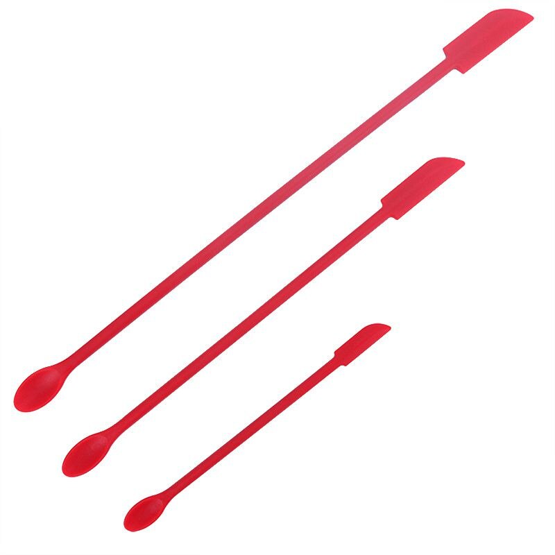 Anti-Stick Kitchen Pan, Mini Silicone Set, Cooking Spatula Set of 6 Pieces, Small Tip Spatula Jam Scraper, Baking Tool: 001