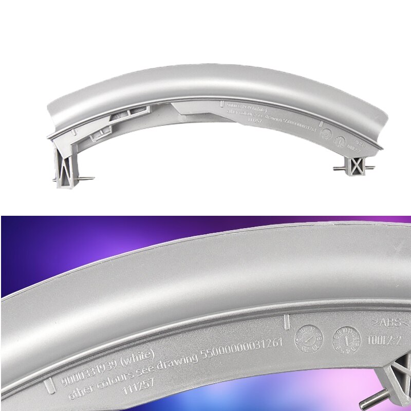 Door Handle For Bosch Siemens Drying Drum Washing Machine Door Pull Handle WM10S360TI/WM10S368TI/1095/WM175 Replacement Parts