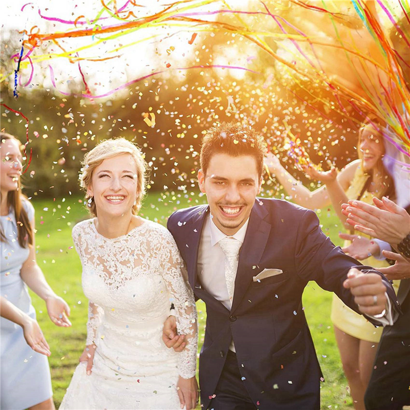 A69e30pack serpentinas Popper, serpentinas para lanzar a mano, confeti sin desorden, galleta de papel mágica para celebración, propuesta de cumpleaños: Default Title