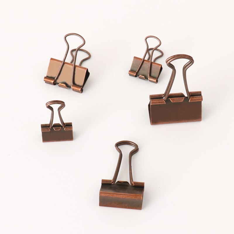 Bronze Retro Clip Multifunctional Dovetail Clip Office Paper Clip Clips Binder Clips Binders Office Accessories Material Oficina