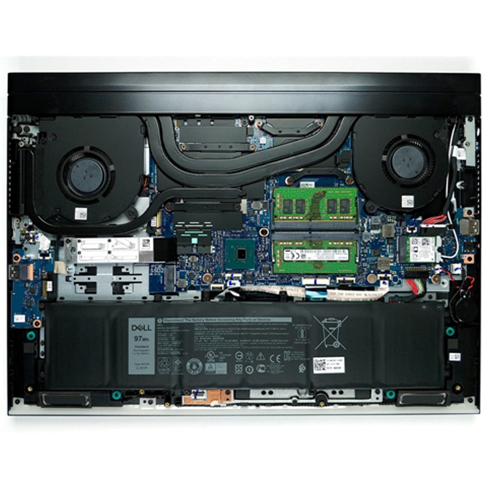 Original 0 kkctr kkctr for dell  g7 15 7500 g7 7700 gaming laptop 2 nd 2280 m.2 ssd kjøling heatsink harddiskbrakettdeksel