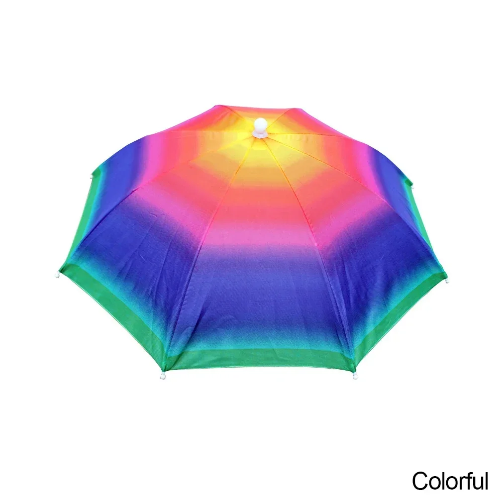 Tragbare Regen Regenschirm Hütte Faltbare Angeln Kopfbedeckung Kappe Ich bin Freien Sonnenschutz Wasserdichte Camping Strand Kopf Hüte: Beige