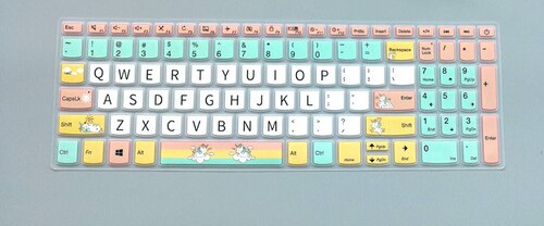 Keyboard Cover Protector Skin For Lenovo IdeaPad 15S ARE Notebook Keyboard Film 15.6-inch Protective Film Cute: type5