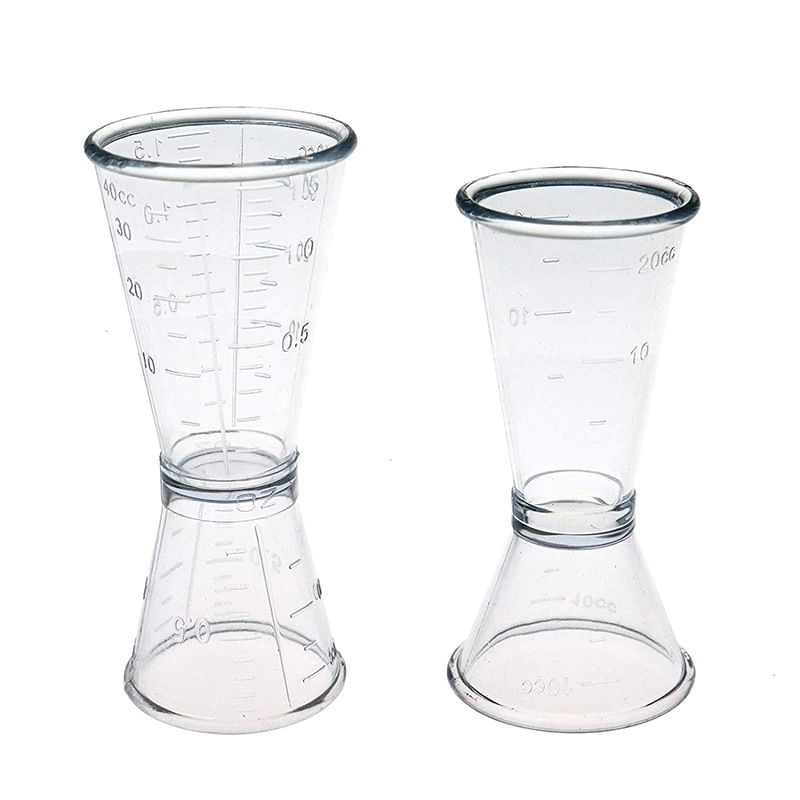 40CC 20CC PC Double Jigger Cocktail Drink Mixer Measuring Cup Jigger Measurer Set Bar Tools