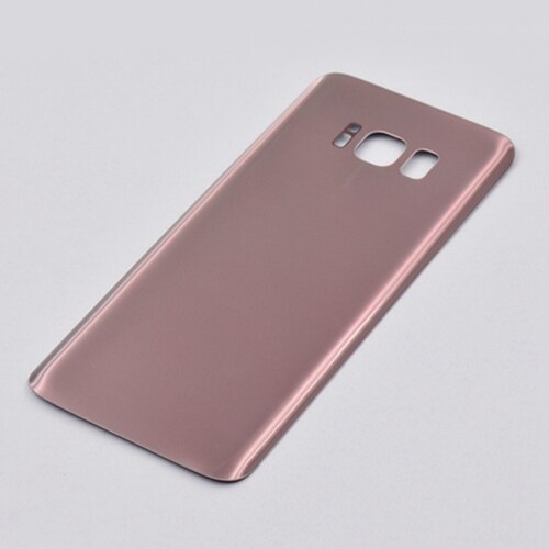 5.8" For SAMSUNG Galaxy S8 G950F Back Battery Cover Door Rear Glass Housing Case Replace For SAMSUNG S8 Battery Cover: Pink No Lens