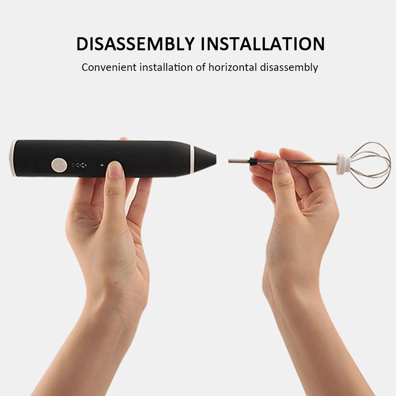 Powerful Double Spring Whisk Electric Kitchen Mixer Hand Milk Foamer for Coffee Latte Cappuccino Whisk Kitchen Appliances