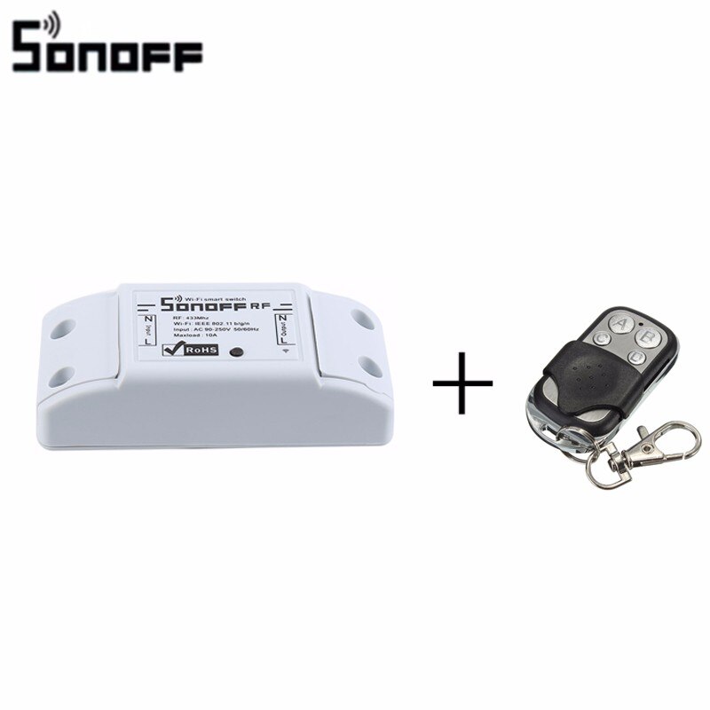 SONOFF RF R2 Wifi Smart Switch 433Mhz RF Remote Controller Switch DIY Mini Light Switch Module For Smart Home Automation: RF R2 and 433 Remote
