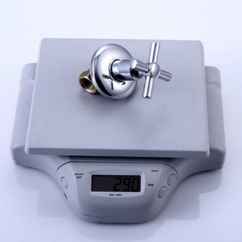 2 Styles G1/2*1/2 / G3/4*3/4 Tap Water Switch Valve Water Main Gate 4' Inner Wire Mouth Brass Dark Valve