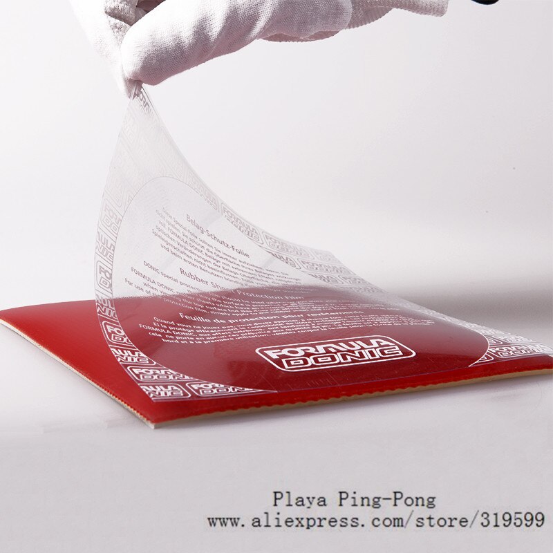 Película protectora de plástico adhesiva para tenis de mesa, película protectora de goma para Ping pong, gomas no pegajosas