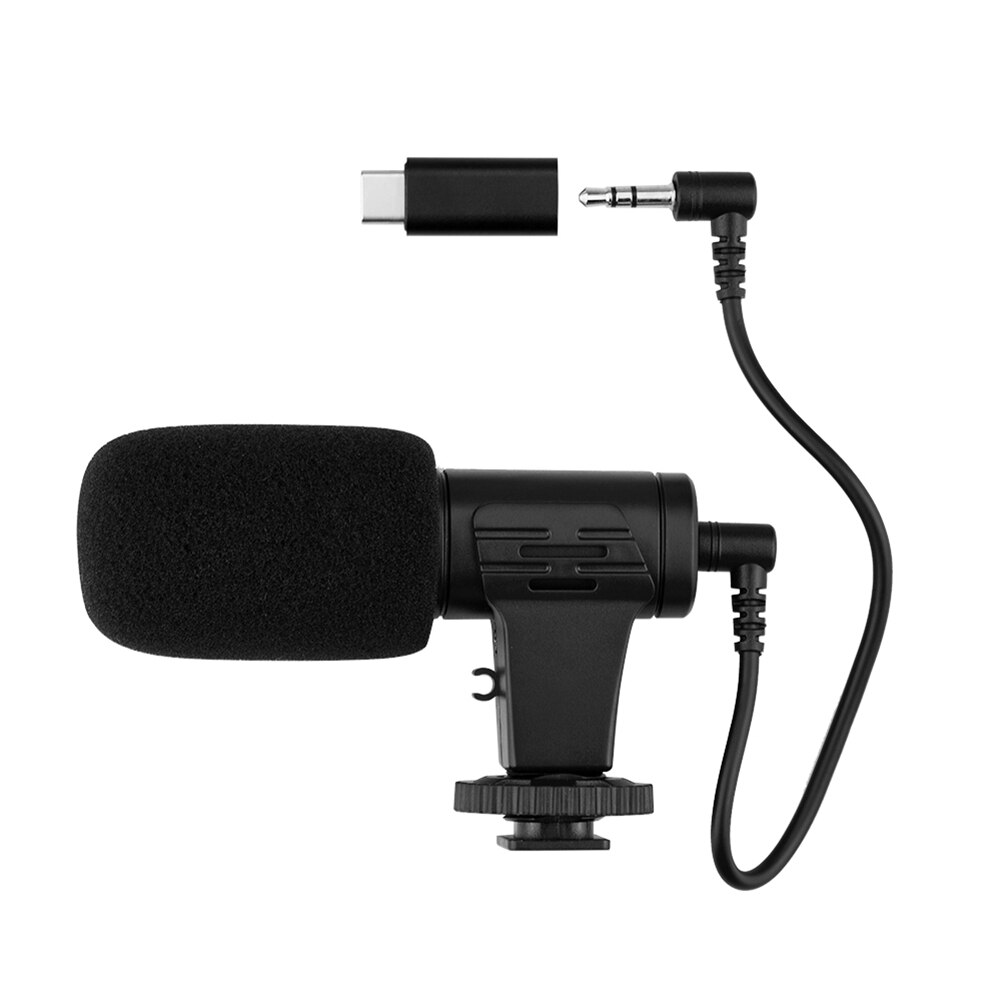 3.5mm Recording Video Microphone Mic Adapter for Insta360 One R Action Camera
