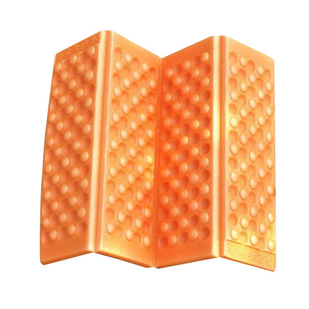 Adiabatic And Subtle Independent Bubble Structure Picnic Moisture Pad Thick Foam Moisture-proof Small Cushions Cool Floor Mat: orange