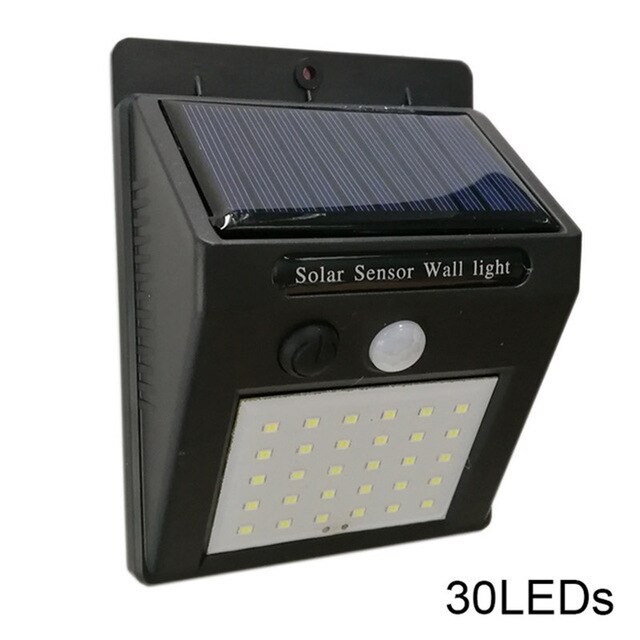 Outdoor 100 LED Solar Light Solar Wall Lamp Waterproof PIR Motion Sensor Garden Light Solar Powered Sunlight Street Light