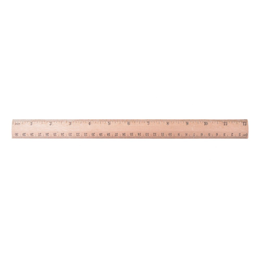 1 stücke 15cm 20cm 30cm Holz Lineal Lernen Büro Schreibwaren Lineal metrisch Regel Präzision Doppelseitige Sauerei werkzeug: 30cm