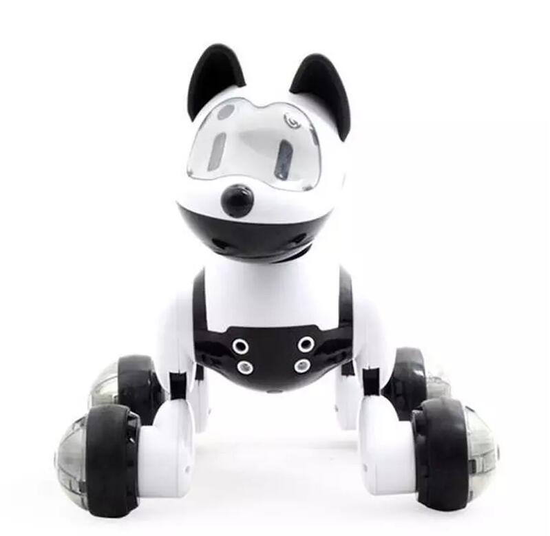 Voice Control Dog and Cat Smart Robot Electronic Pet Interactive Program Dancing Walk Robotic Animal Toy For Children&#39;s: Dog