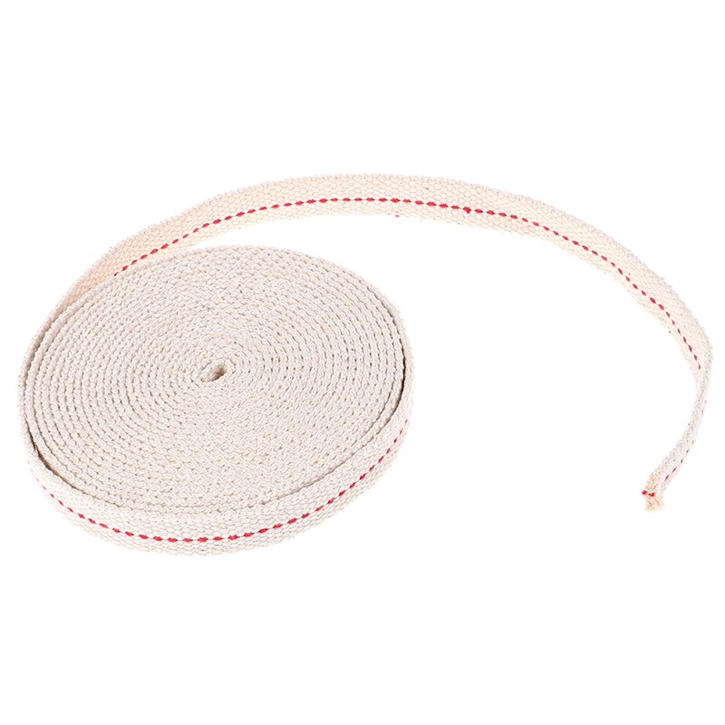 4.5M Voeten Witte Platte Katoen Alcohol Lont Olie Lamp Wieken Brander Voor Glas Olie Lampen Lantaarns Accessoires