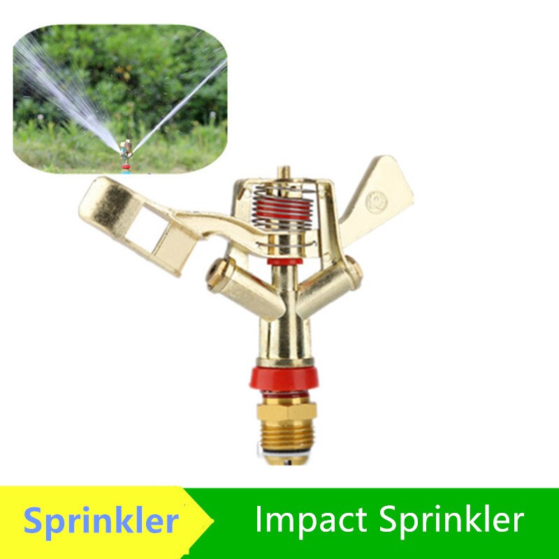 Zinklegering Rotary Watering Impact Sprinkler Voor Tuin Gazon Sproeier Nozzle Micro Irrigatie Tuin Besproeiingsapparaten