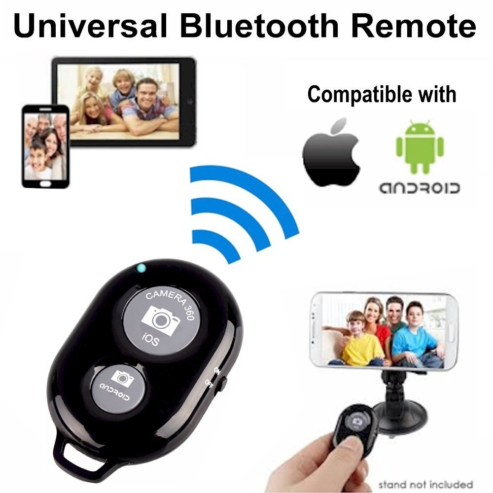 Wireless Phone Camera Shutter Bluetooth Remote Control for iPhone Android It enables you to control your cell phone camera