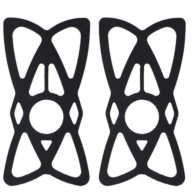 Motorfiets Fiets Telefoon Houder Elastische Siliconen X Web Grip Telefoon Mount Band Elastische Rubber Fietsen Navigatie Telefoon Vaste Band: YELLOW