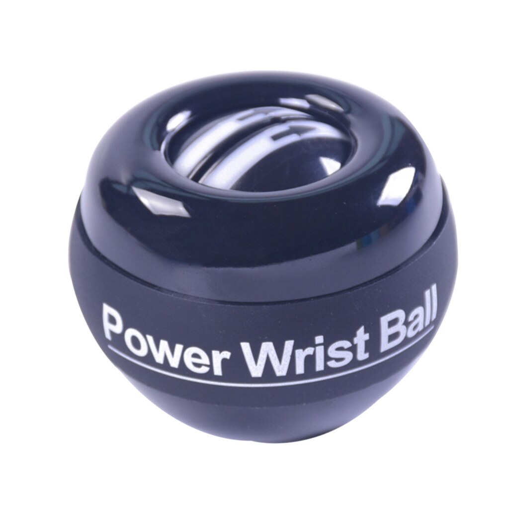 Portable Strengthener Force Power Wrist Ball Muscle Relax Fitness Ball Gyroscope Spinning Wrist Rotor Gym Hand grip Exerciser: Black