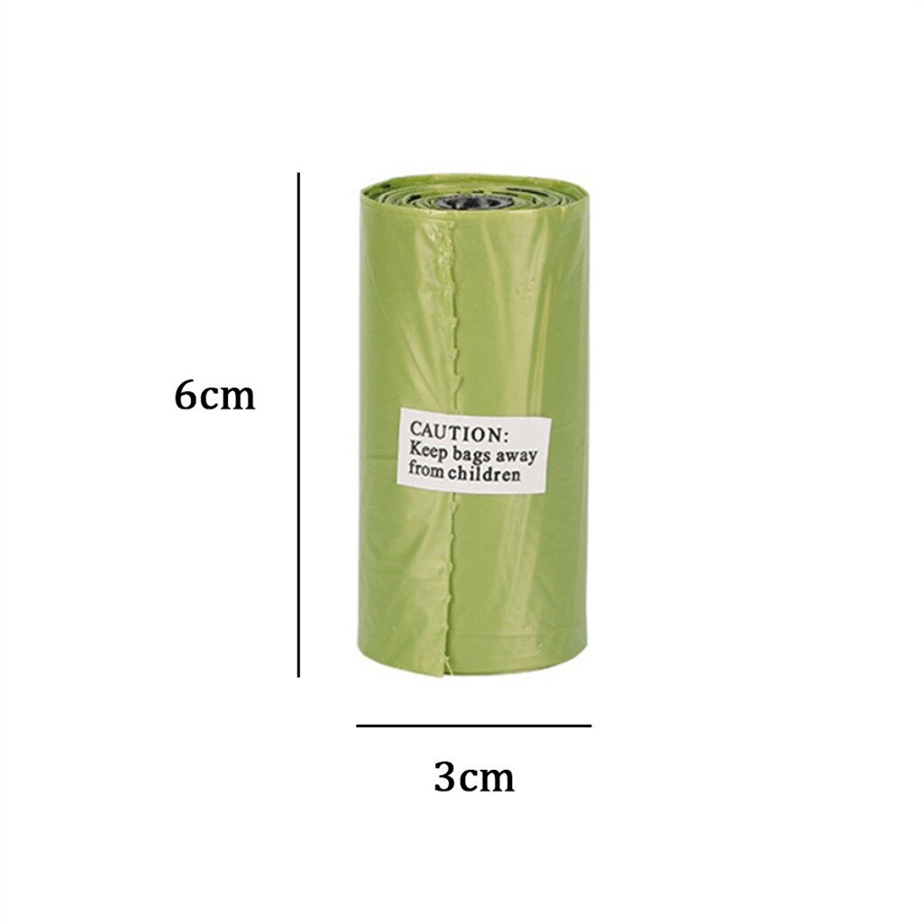 Plastic Garbage Bag Roll Cover Home Waste Trash Storage Container Bags 15pc/roll Garbage Bags Disposable Rubbish Bin Liner