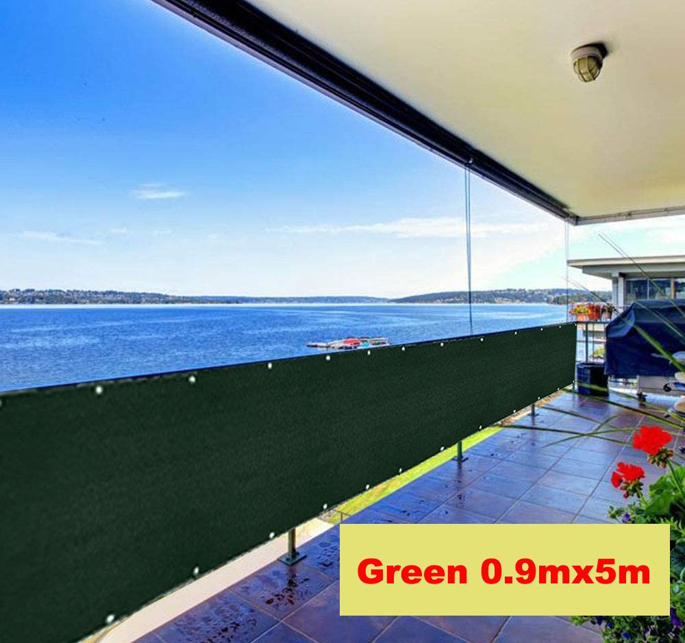 Pantalla de privacidad para valla verde oscuro, cubierta de tela para parabrisas, lona de sombra, tela de malla para valla al aire libre, patio trasero: Rojo