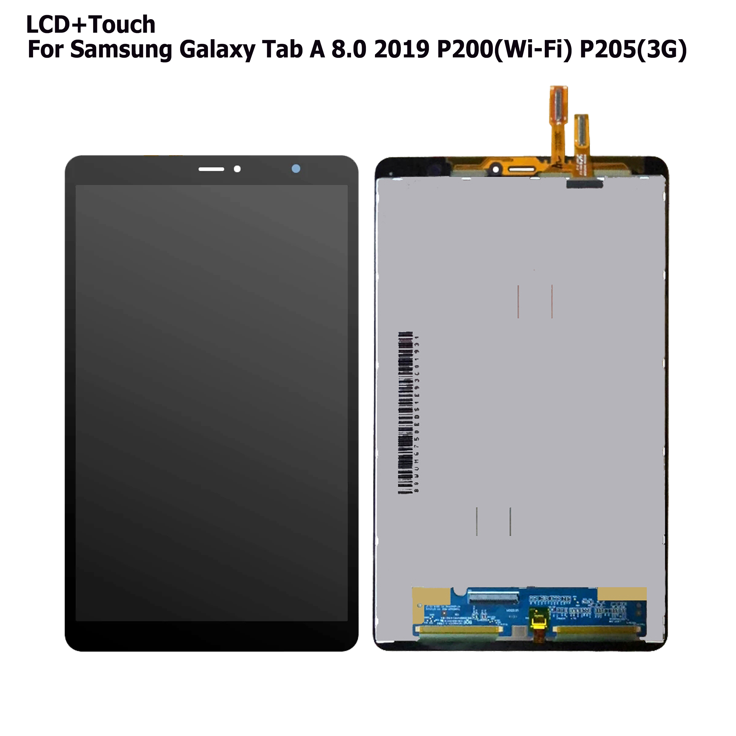 8.0&#39;&#39; For Samsung Tab A SM-P200 SM-P205 P200 P205 LCD Display Monitor Touch Screen Digitizer Panel Assembly WIFI/3G