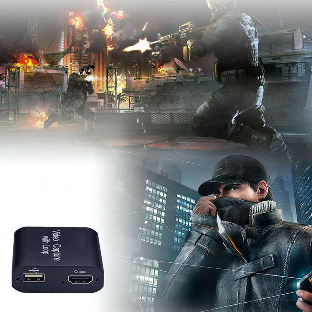 HDMI Video Capture Card Screen Record USB 2.0 1080P Game Capture Streamer Device Conference VH99