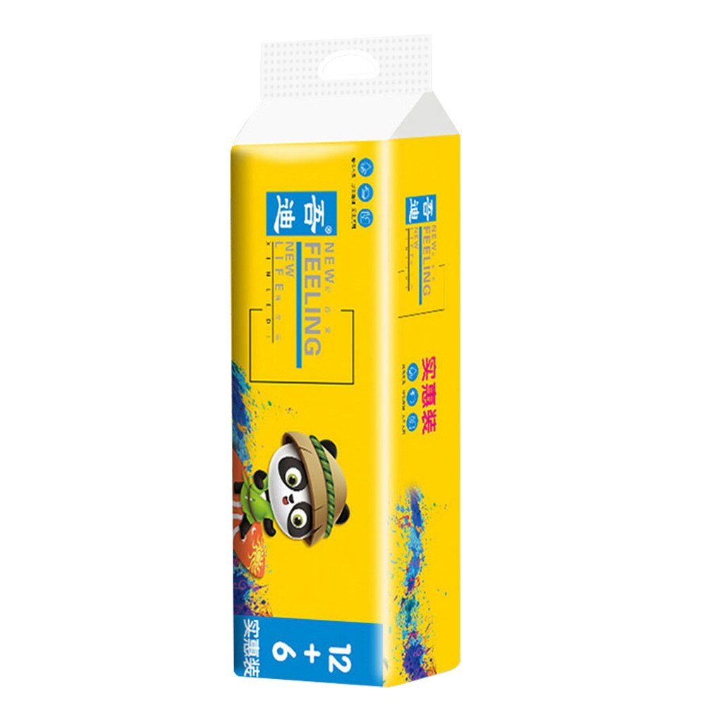 18 Roll Paper Tissue 4 Layers Hygienic Roll Paper Affordable Coreless Special Paper Towels Household Kitchen Toilet Paper Napkin: Default Title