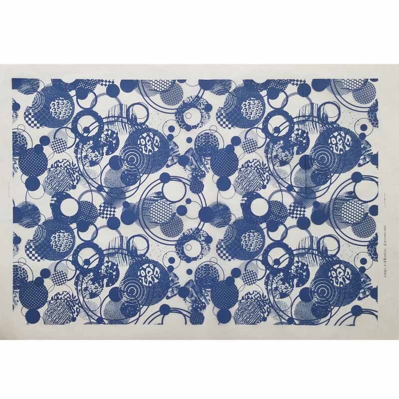 Keramik Aufkleber Diy Keramik Tonne Unterglasur Farbige Blume Papier Blau Porzellan Transfer Papier Hohe Temperatur Aufkleber Papier: 18