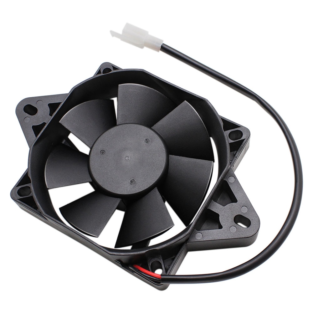 Nuoxintr Motorcycle Radiator Electric Cooling Fan Black For 150-250cc ATV Kart Quad Dirt ATV