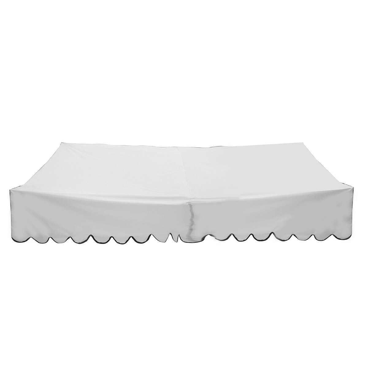 3M x 2.5M markizy zewnętrzne wodoodporna ochrona przed słońcem balkon tkanina chroniąca przed słońcem ogród taras markiza ochrona UV parasol przeciwsłoneczny żagiel: biały