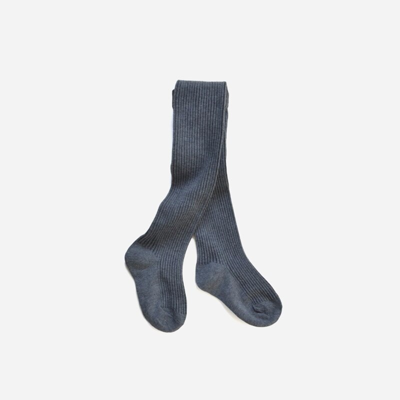 Juríadka meia-calça infantil feminina de algodão, meia-calça feminina de malha macia e sólida para bebê, branca e preta apertada, primavera e outono