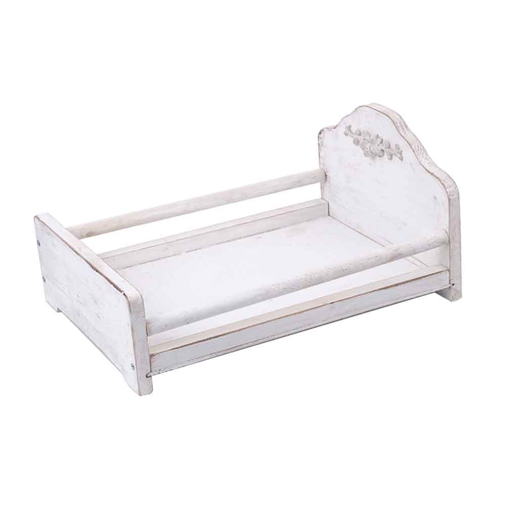 Wieg poseren ouder kind studio baby houten bed fotoshoot multifunctionele fotografie rekwisieten afneembare slaapkamer achtergrond
