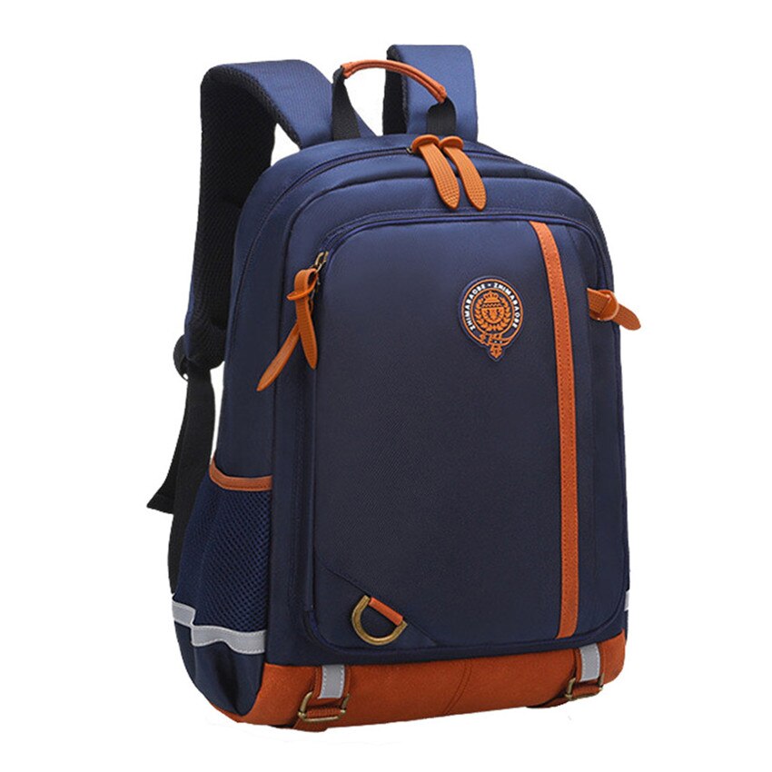 Kids School Bags Orthopedic Backpack Schoolbag Waterproof Nylon School Bags For Girls Boys Children Backpacks Mochila Escolar: royal blue small