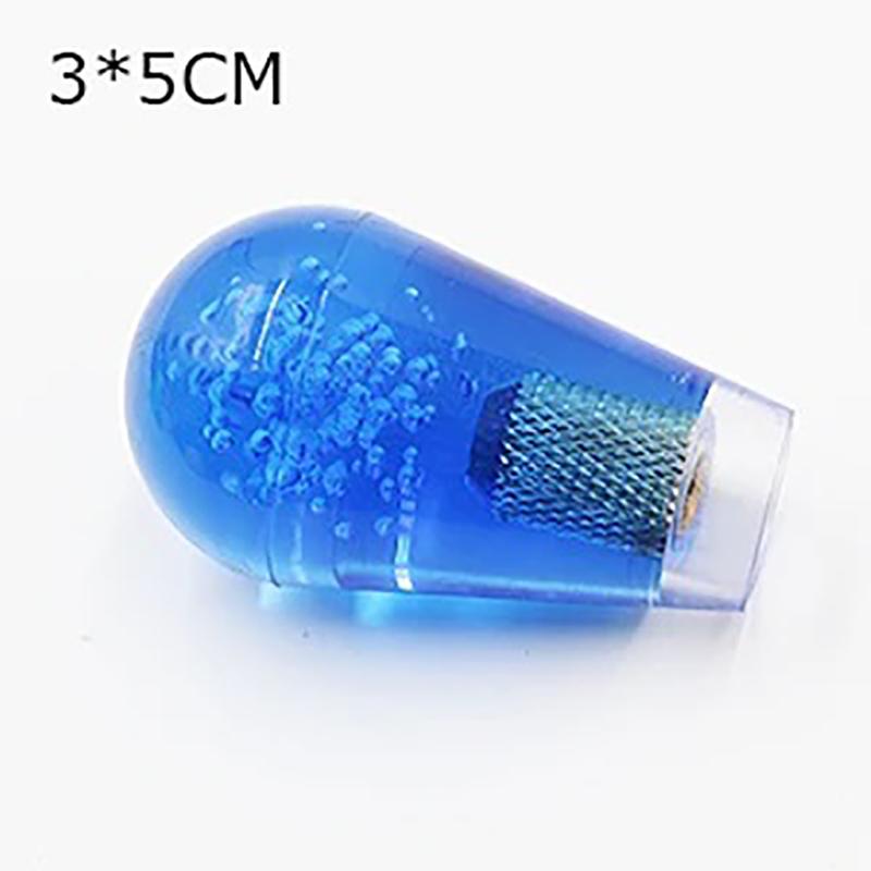 1 Uds. Mango de estilo americano Arcade Joytsick Crystal Topball cabeza de bola ovalada uso para ZIPPY/SANWA/SEIMIT Aecade Game Stick Top Ball: Azul