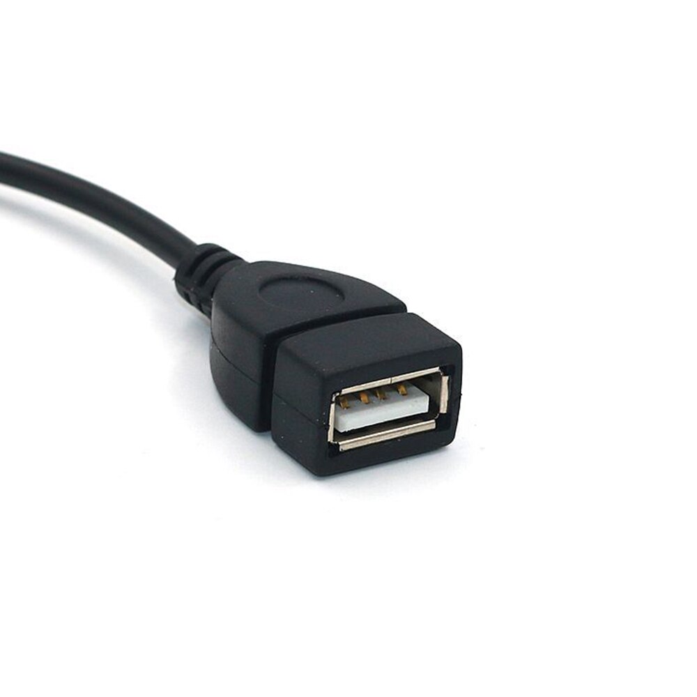 3.5mm Male Audio AUX Jack naar USB 2.0 Type A Vrouwelijke OTG Converter Adapter Kabel