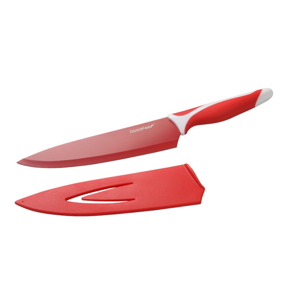 Colorful 6 pcs in one set kitchen tools Non-Stick Knife Set stainless steel kitchen knife set